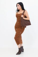 Vestido Middi De Mesh | ZAIVA