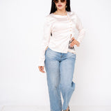 Blusa Asimetric Satín por mayoreo — ZAIVA (vista 10)