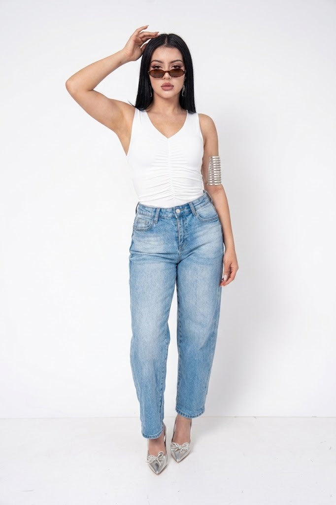 Bodysuit Drapeado Stretch | ZAIVA