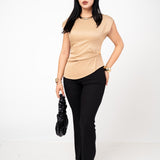 Blusa Elegante Manga Muscle Tee | ZAIVA