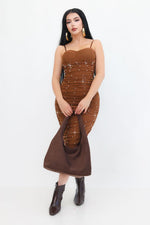 Vestido Middi De Mesh | ZAIVA