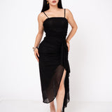 Vestido Mesh Waterfall Hem por mayoreo — ZAIVA (vista 8)