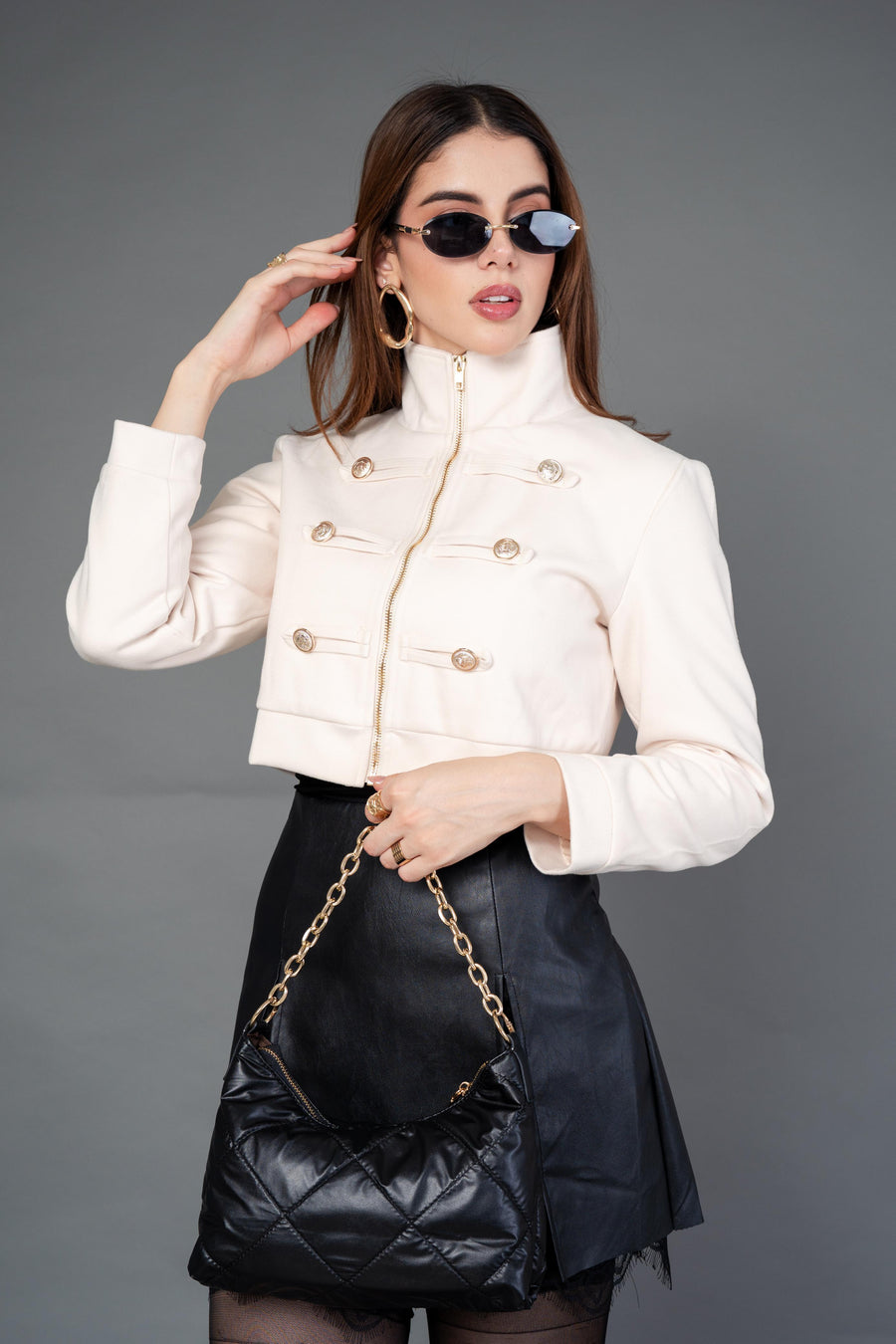 Jacket Cropped Militar · foto 3