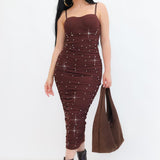 Vestido Middi De Mesh | ZAIVA