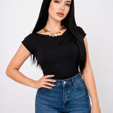 PANTIBLUISA DRAPED MINIMALISTA / DA6464