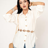 Camisera Tunic color Blanco | ZAIVA