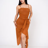 Vestido Mesh Waterfall Hem por mayoreo — ZAIVA (vista 10)