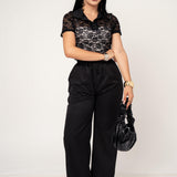 Blusa Stretch De Encaje | ZAIVA