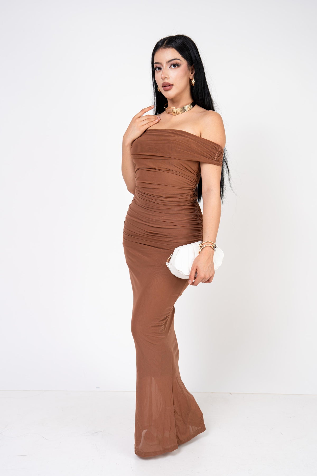 Maxi Vestido Off Shoulder | ZAIVA