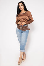 Blusa Pullover Satén | ZAIVA