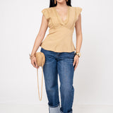 Blusa Casual Encaje | ZAIVA