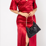 Vestido Graduación Stretch color Rojo | ZAIVA