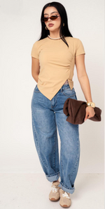 Blusa Basica Asimetrica | ZAIVA