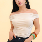 Body Slim Fit Stretch color Beige | ZAIVA