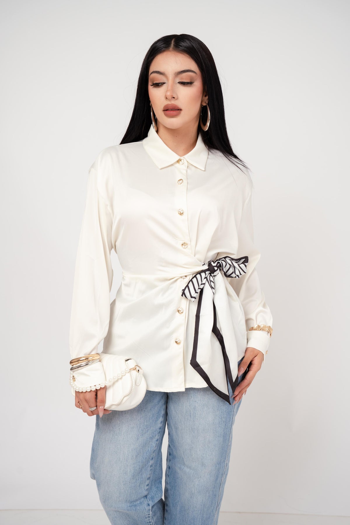CAMISERA AVAN-GARDE SATÍN / DA6324