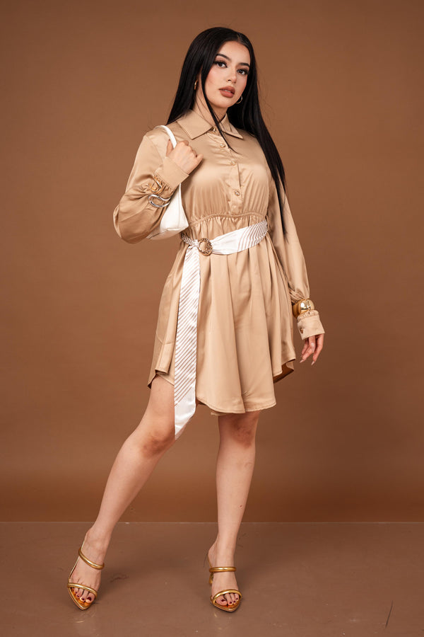 Vestido Camisero Flared · foto 1