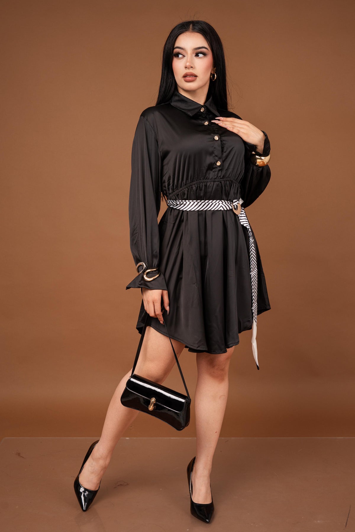 VESTIDO CAMISERO FLARED/ DA6325