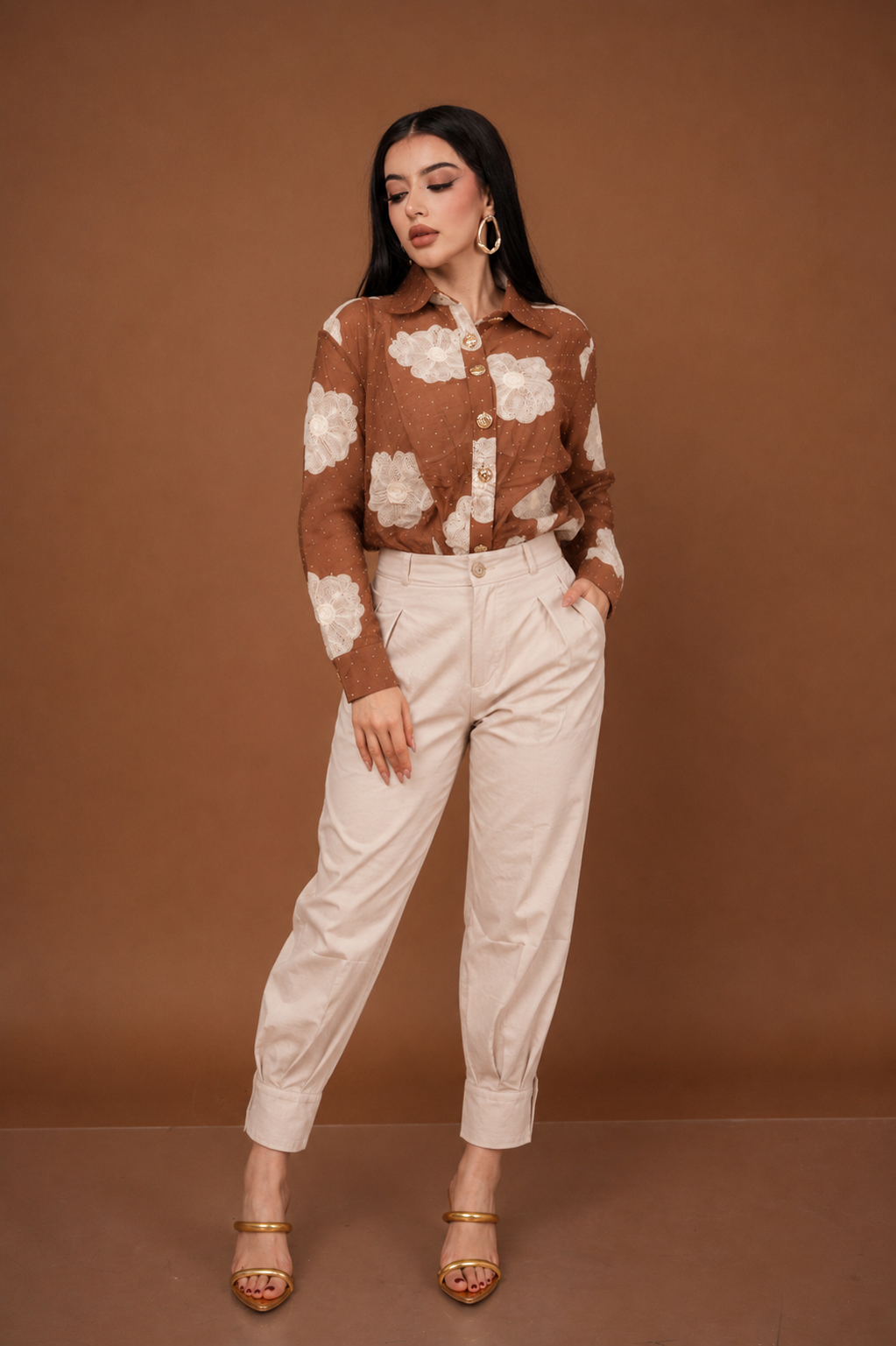 CAMISERA ROMANCE BORDADA/ DA6326