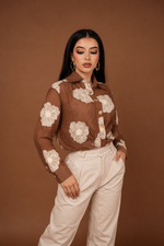 CAMISERA ROMANCE BORDADA/ DA6326