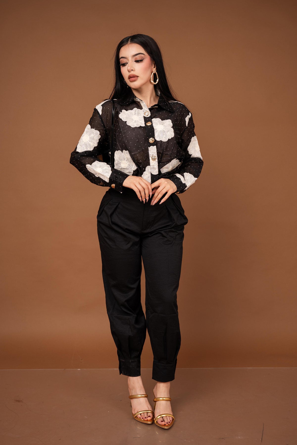CAMISERA ROMANCE BORDADA/ DA6326