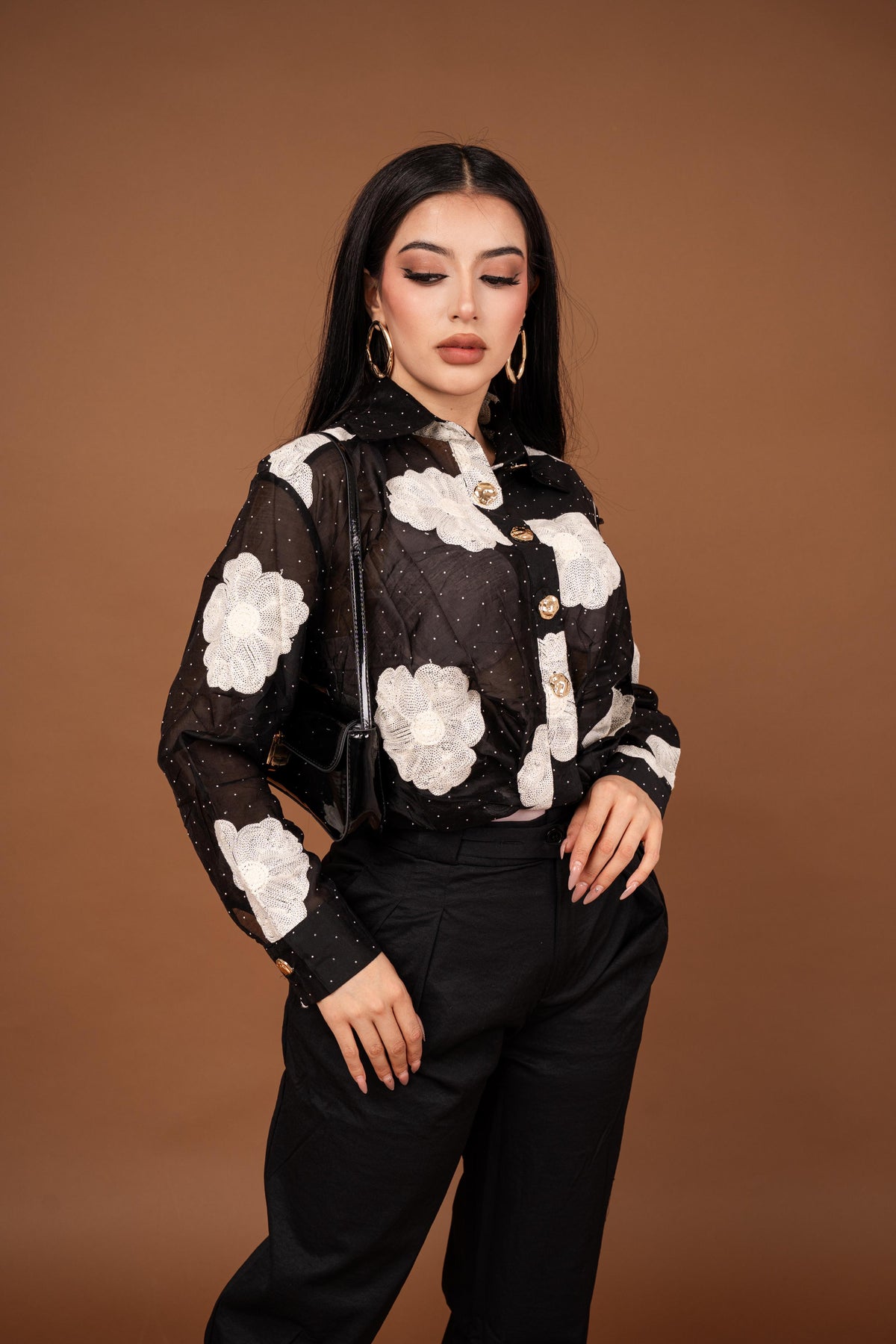 CAMISERA ROMANCE BORDADA/ DA6326