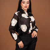 CAMISERA ROMANCE BORDADA/ DA6326