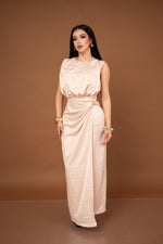VESTIDO COLUMNA DRAPEADO / DA6369