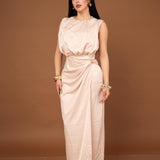 VESTIDO COLUMNA DRAPEADO / DA6369