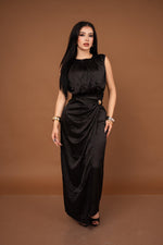 VESTIDO COLUMNA DRAPEADO / DA6369