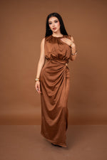 VESTIDO COLUMNA DRAPEADO / DA6369