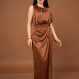 VESTIDO COLUMNA DRAPEADO / DA6369