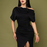 VESTIDO MIDI BOAT NECK / DA6375