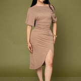 VESTIDO MIDI BOAT NECK / DA6375