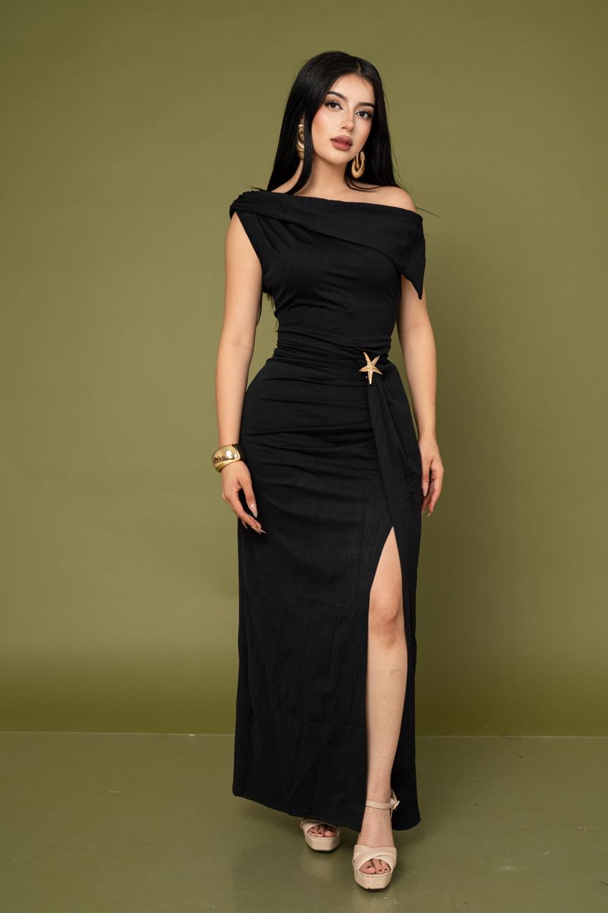 MAXI VESTIDO SIDE SLIT/ DA6376