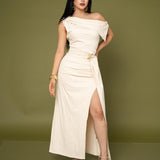 MAXI VESTIDO SIDE SLIT/ DA6376