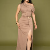 MAXI VESTIDO SIDE SLIT/ DA6376