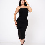 VESTIDO MIDDI TUBE CUT / DA6384