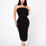 VESTIDO MIDDI TUBE CUT / DA6384