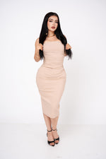 VESTIDO MIDDI TUBE CUT / DA6384