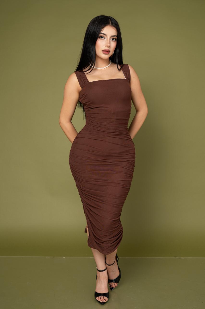 VESTIDO MIDI MESH /DA6394