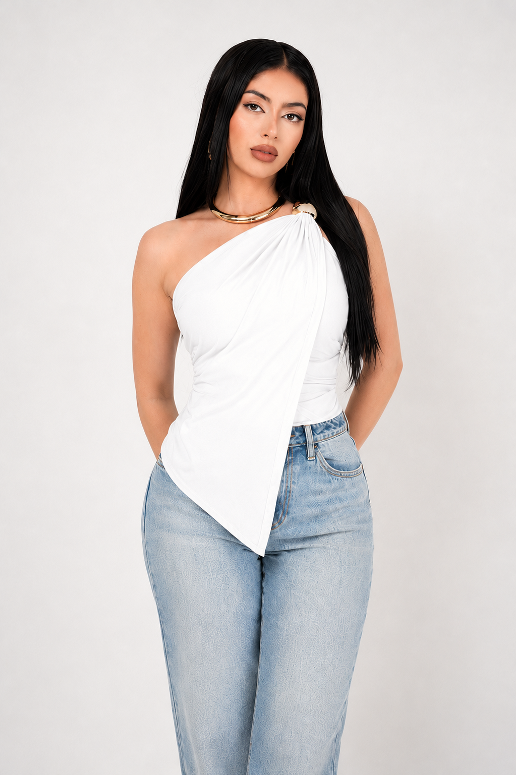 TOP FLUIDO ONE SHOULDER / DA6402