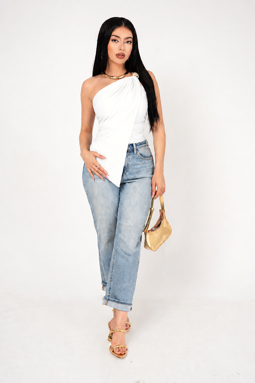 TOP FLUIDO ONE SHOULDER / DA6402