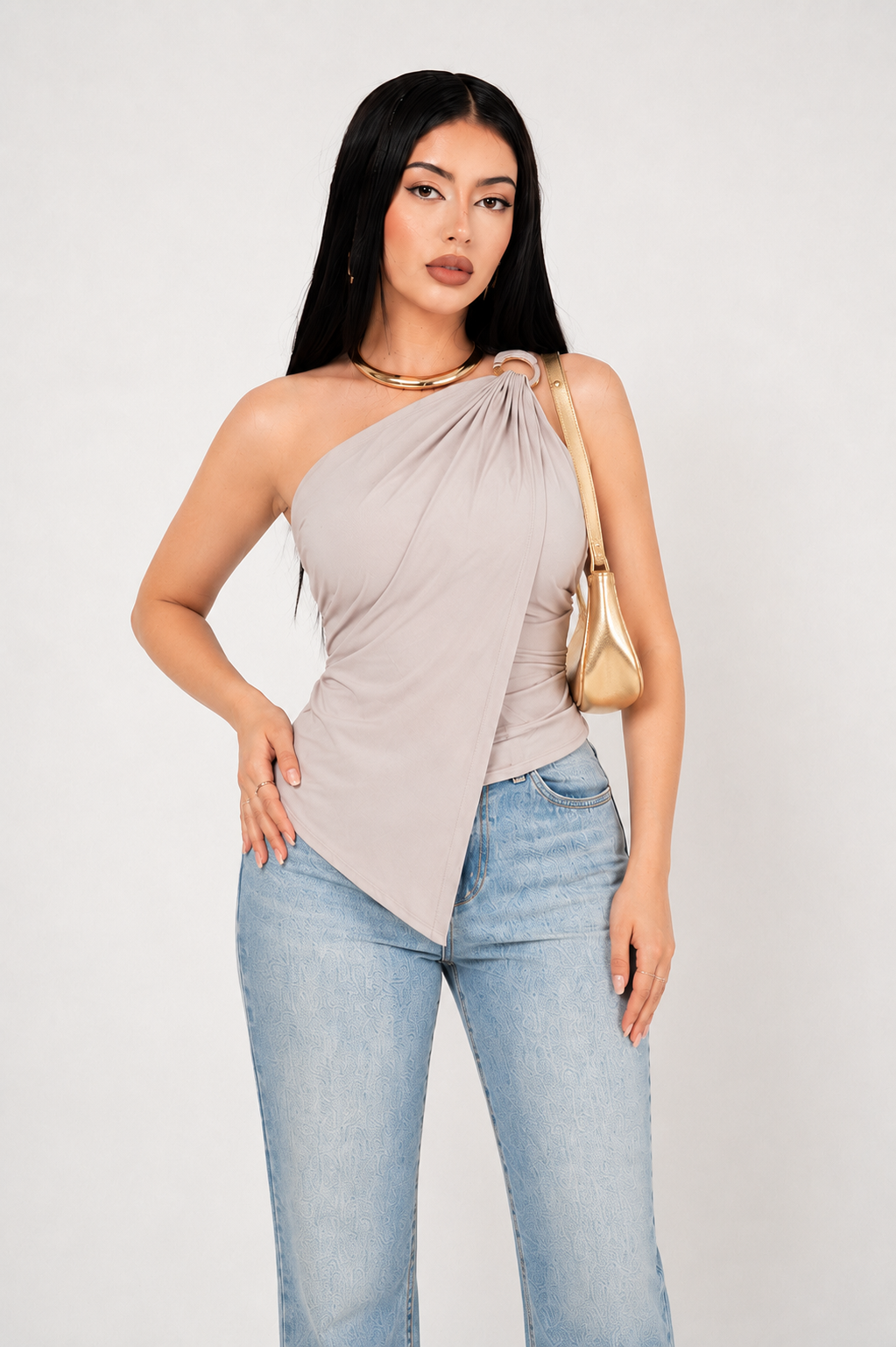 TOP FLUIDO ONE SHOULDER / DA6402