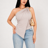 TOP FLUIDO ONE SHOULDER / DA6402