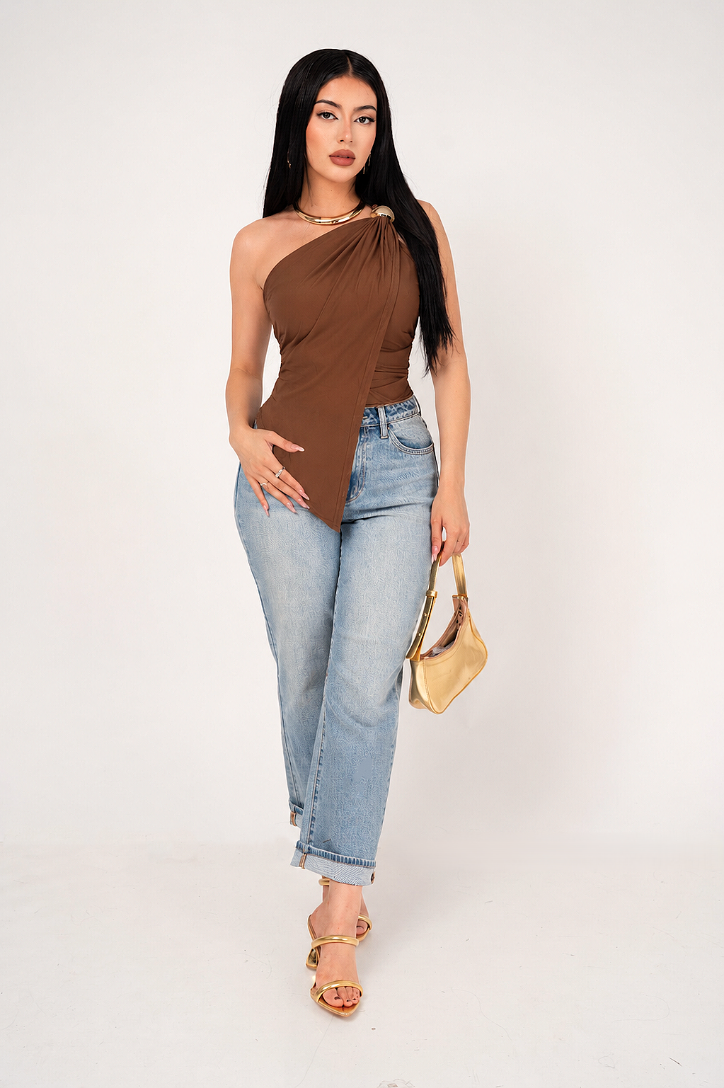 TOP FLUIDO ONE SHOULDER / DA6402