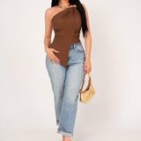 TOP FLUIDO ONE SHOULDER / DA6402