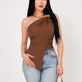 TOP FLUIDO ONE SHOULDER / DA6402