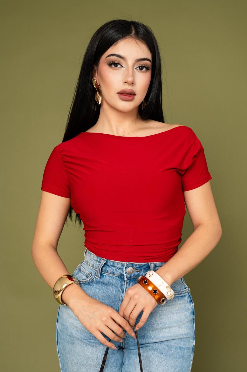 Blusa Escote Barco por mayoreo — ZAIVA