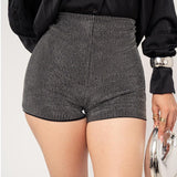 Short De Brillos Con Strech color Plata | ZAIVA
