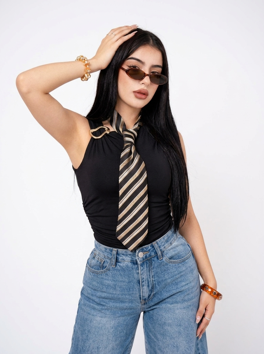 Top Fitted con Hebilla por mayoreo — ZAIVA
